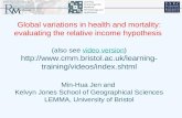 Global variations in health and mortality: evaluating the relative income hypothesis (also see video version)  training/videos/index.shtml.