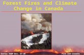 Exeter IGBP Oct. 27-28 2005Fire and Climate Change Forest Fires and Climate Change in Canada.