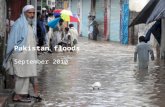 Pakistan floods September 2010. What has happened?