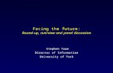 Facing the future: Round-up, overview and panel discussion Stephen Town Director of Information University of York.