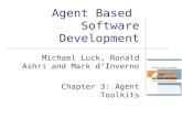 Agent Based Software Development Michael Luck, Ronald Ashri and Mark dInverno Chapter 3: Agent Toolkits.