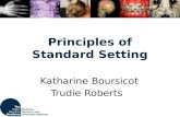 Principles of Standard Setting Katharine Boursicot Trudie Roberts.