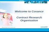 Welcome to Covance Contract Research Organisation.