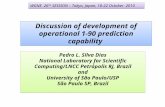 Discussion of development of operational 1-90 prediction capability Pedro L. Silva Dias National Laboratory for Scientific Computing/LNCC Petrópolis RJ,