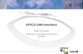 EPICS-DIM Interface Peter Zumbruch Experiment control systems group GSI (KS/EE)