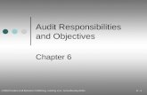 ©2008 Prentice Hall Business Publishing, Auditing 12/e, Arens/Beasley/Elder 6 - 1 Audit Responsibilities and Objectives Chapter 6.