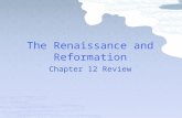 Chapter 12 Review. What does the word Renaissance mean?