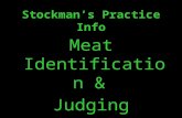 Stockmans Practice Info Meat Identification & Judging.