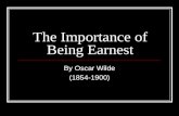 The Importance of Being Earnest By Oscar Wilde (1854-1900)