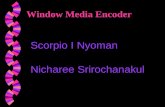 Window Media Encoder Scorpio I Nyoman Nicharee Srirochanakul.