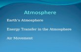 Earths Atmosphere Energy Transfer in the Atmosphere Air Movement.