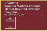 4-1 Chapter 4 Winning Markets Through Market-Oriented Strategic Planning by.