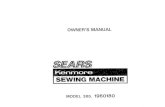 6496298-Kenmore 385 1960180 Sewing Machine Manual