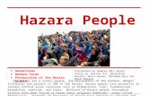 Hazara People Presented by Kamran Mir Hazar Photos by: Muzafar Ali, Najibullah Musafer, Basir Seerat, Muhammad Raja and Mahdi Mudaber Hazaristan Hazara.
