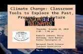 Thursday, October 28, 2010 2:00 - 3:00 pm Roberta Johnson, Becca Hatheway, Dave Mastie, Parker Pennington IV National Earth Science Teachers Association.