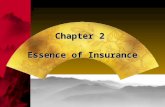 Chapter 2 Essence of Insurance Contents The meaning of insurance The meaning of insurance The function of insurance The function of insurance The classification.
