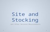 Site and Stocking and Other Related Measurements.