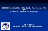 Joe Casey TERMINAL OPERATIONS MANAGEMENT INTERMODAL REPAIRS: The Good, The Bad and the Ugly (or Proper, Improper and Temporary)