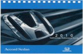 2010 Honda Accord Sedan - Technology Reference Guide