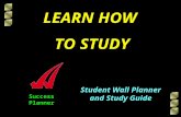 Success Planner Student Wall Planner and Study Guide LEARN HOW TO STUDY.