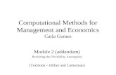 Computational Methods for Management and Economics Carla Gomes Module 2 (addendum) Revisiting the Divisibility Assumption (Textbook – Hillier and Lieberman)