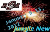 Jungle News January 9-13, 2012 Jungle News Welcome Back CONSOL!!!!!