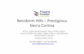 Benidorm Hills (Sierra Cortina) apartments with 110% financing