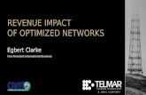 REVENUE IMPACT OF OPTIMIZED NETWORKS Egbert Clarke Vice President International Business.