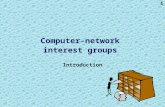 1 Computer-network interest groups Introduction. 2 Computer-network interest groups: summary The following gives an overview of systems to communicate.