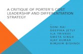 A CRITIQUE OF PORTER’S LEADERSHIP AND DIFFERENTIATION STRATEGY