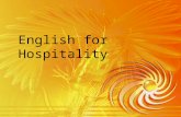 English for Hospitality. Topic 2 Room Reservation via Telephone.