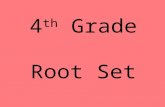 4 th Grade Root Set. sequ secu follow sequenceprosecute consequencesecond sequel ensue consecutive.