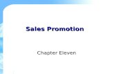 Sales Promotion Chapter Eleven. Copyright ©2011 Pearson Education, Inc., Publishing as Prentice Hall 11-2 Key Learning Points How sales promotion differs.