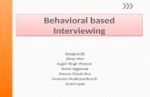 Group A05-Behavioral-based interviewing
