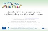 Creativity in science and mathematics in the early years Presentation based on D2.2 Conceptual Framework ://.