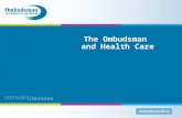 The Ombudsman and Health Care. For more details… Throughout the presentation, when you see this symbol, you can click on it for more details: