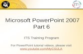 PowerPoint Tutorials - Slide Master, Outlines, and Handouts