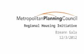 Regional Housing Initiative Breann Gala 12/3/2012.