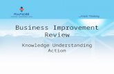Business Improvement Review Knowledge Understanding Action.