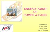 5.Energy Audit of Pumps & Fans