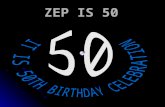 ZEP IS 50 TIME TO LIME… A Beer is a Carib All Work and No Play?.....Spice up Life with a Beer.