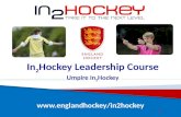 Www.englandhockey/in2hockey In 2 Hockey Leadership Course Umpire In 2 Hockey 1.