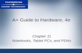 A+ Guide to Hardware, 4e Chapter 11 Notebooks, Tablet PCs, and PDAs.