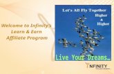 Welcome to Infinitys Learn & Earn Affiliate Program