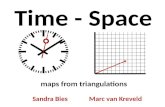 Time - Space Sandra Bies Marc van Kreveld maps from triangulations.