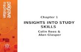 INSIGHTS INTO STUDY SKILLS Colin Rees & Alan Glasper Chapter 1.