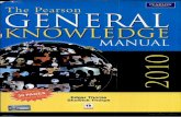 The Pearson General Knowledge Manual 2010 (New Edition) By Thorpe