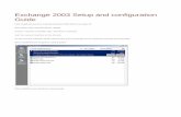 Exchange 2003 Setup and configuration Guide
