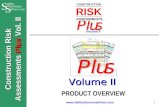 Construction Risk Assessments Plus Vol. II  1 PRODUCT OVERVIEW Volume II.