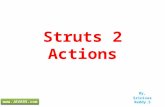 Struts 2 Actions By, Srinivas Reddy.S .
